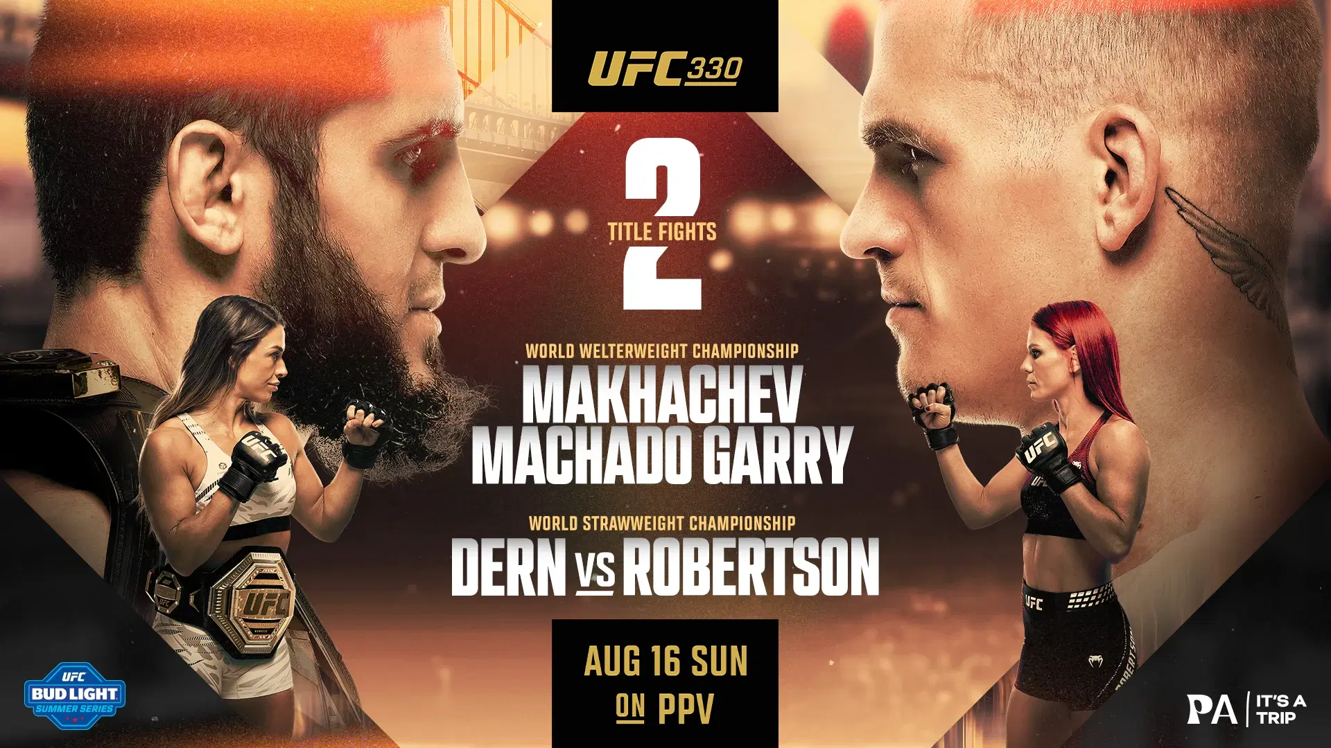 UFC 330 大会ポスター
