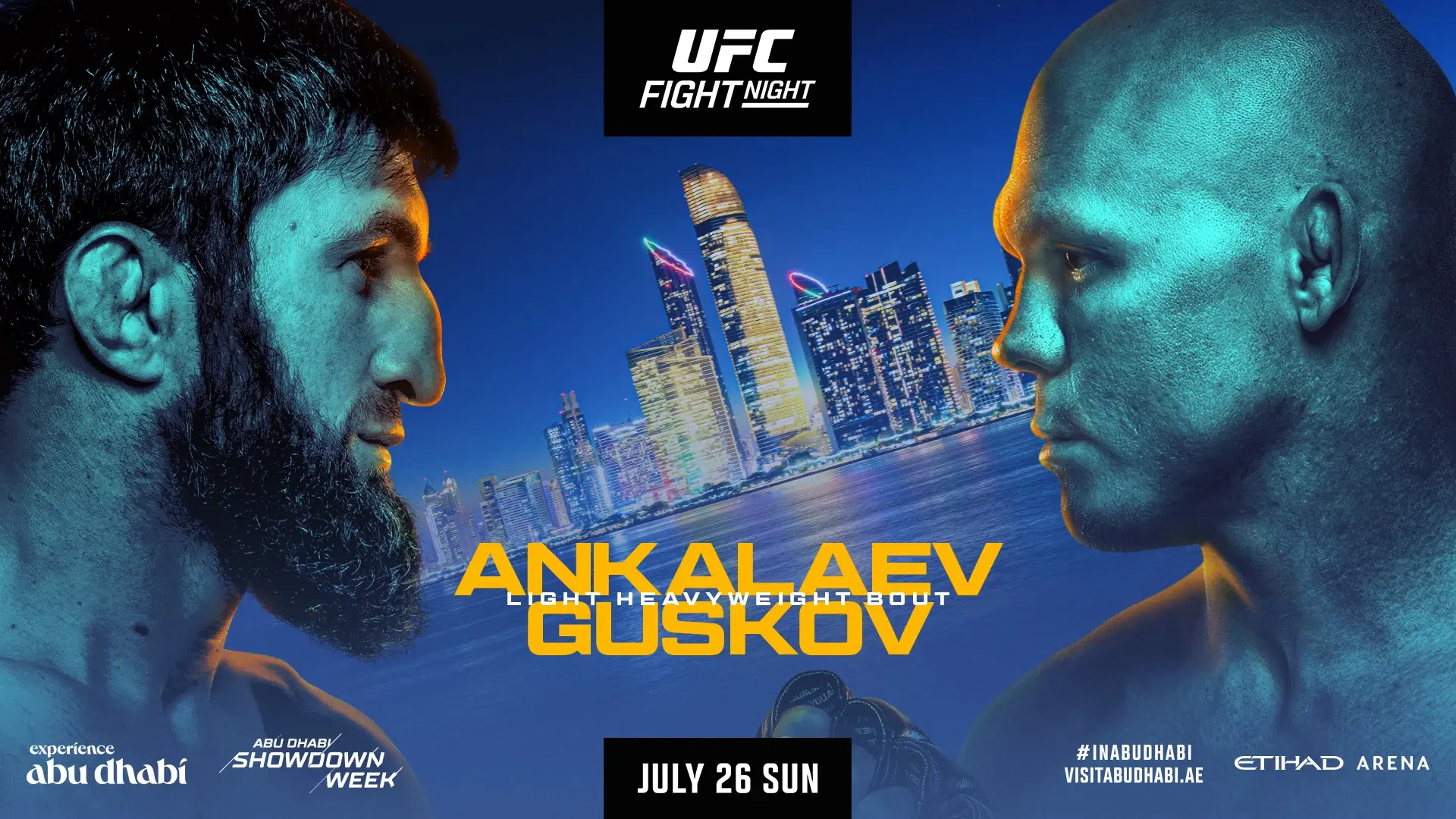 UFC Abu Dhabi 大会ポスター
