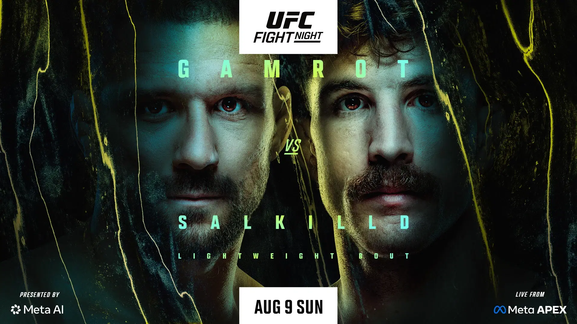 UFC Fight Night: サルキルド vs ガムロット 大会ポスター