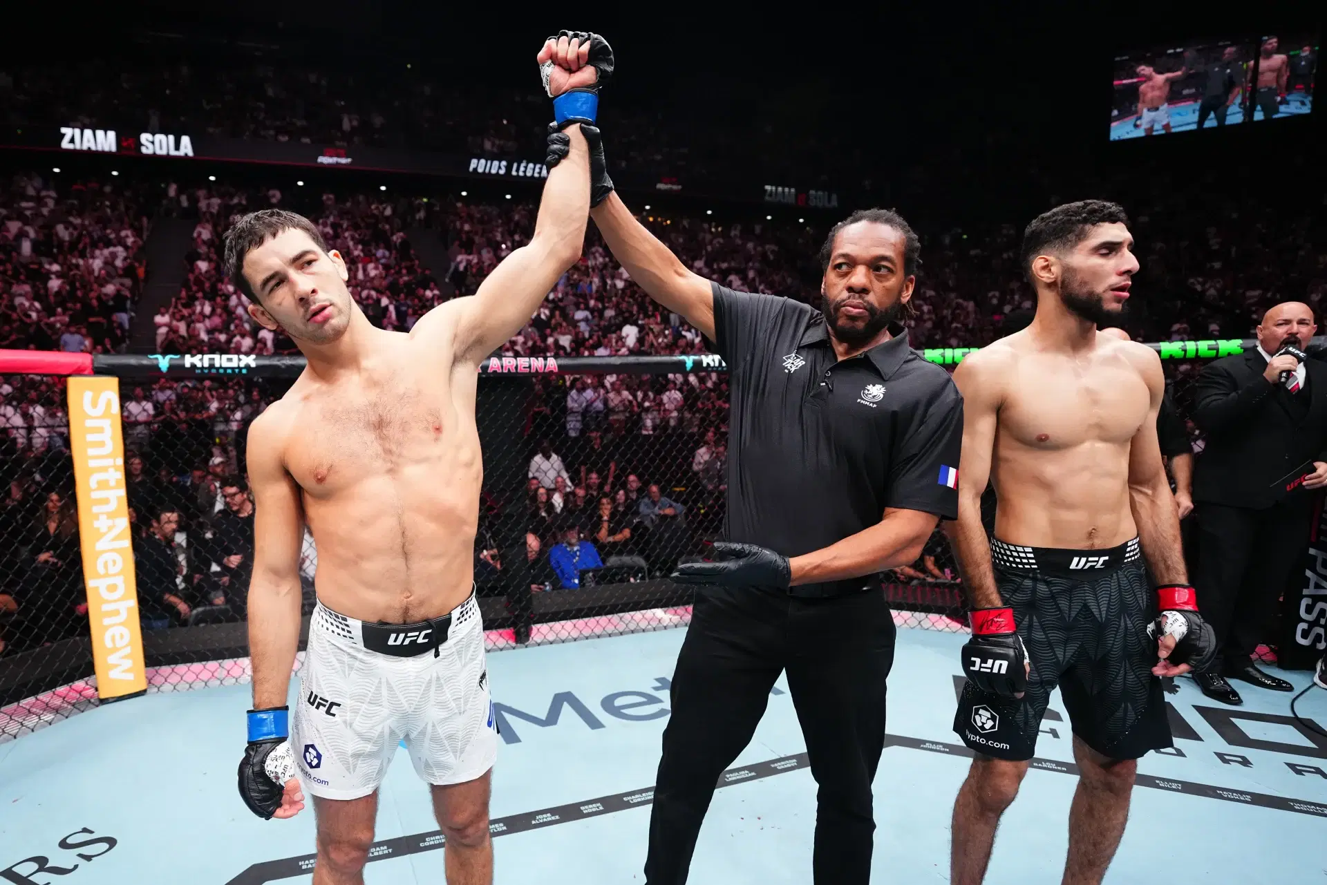 アクセル・ソラがジアムを1R衝撃KO 左フック一発で母国対決を制す
【UFCファイトナイト・パリ】