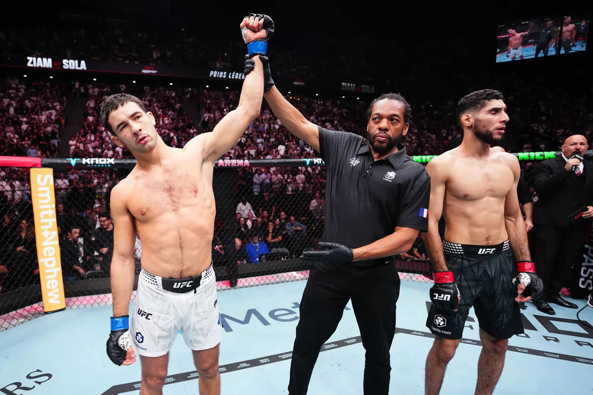 アクセル・ソラがジアムを1R衝撃KO 左フック一発で母国対決を制す
【UFCファイトナイト・パリ】